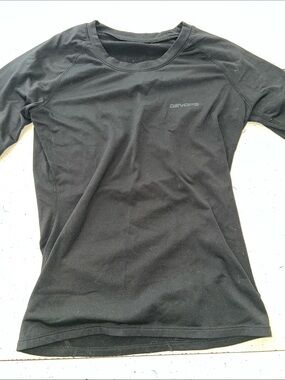 Women's Black Long Sleeve Performance Top
